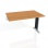 Rokovací stôl Flex, 120x75,5x80 cm, jelša/kov 