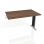 Rokovací stôl Flex, 120x75,5x80 cm, orech/kov 