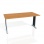 Rokovací stôl Flex, 160x75,5x80 cm, jelša/kov 