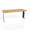 Rokovací stôl Flex, 180x75,5x80 cm, buk/kov 