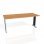 Rokovací stôl Flex, 180x75,5x80 cm, jelša/kov 