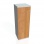 Policová skriňa Strong L, 40x115,2x40 cm, jelša/sivá 