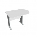 Prídavný stôl Hobis Cross CP 1200 1 - biela/kov