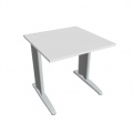 Písací stôl Hobis Flex FS 800 - biela/kov