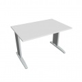 Písací stôl Hobis Flex FS 1200 - biela/kov