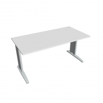 Písací stôl Hobis Flex FS 1600 - biela/kov