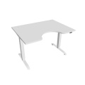 Písací stôl Hobis Motion Ergo MSE 2 1200 - biela/biela