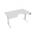 Písací stôl Hobis Motion Ergo MSE 2M 1400 - biela/biela