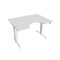 Písací stôl Hobis Motion Ergo MSE 3 1200 - biela/biela
