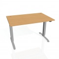 Písací stôl Hobis Motion MS 2 1200 - buk/sivá
