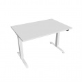 Písací stôl Hobis Motion MS 2 1200 - biela/biela