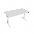 Písací stôl Hobis Motion MS 2 1400 - biela/biela