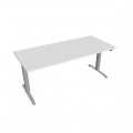Písací stôl Hobis Motion MS 2 1800 - biela/sivá