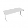 Písací stôl Hobis Motion MS 2 1800 - biela/biela