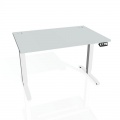 Písací stôl Hobis Motion MS 2M 1200 - sivá/biela