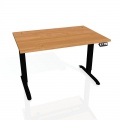 Písací stôl Hobis Motion MS 2M 1400 - jelša/čierna
