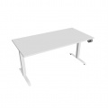 Písací stôl Hobis Motion MS 2M 1600 - biela/biela