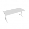 Písací stôl Hobis Motion MS 2M 1800 - biela/biela