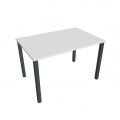 Písací stôl Hobis Uni US 1200 - biela/čierna