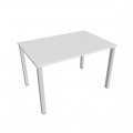 Písací stôl Hobis Uni US 1200 - biela/sivá