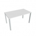 Písací stôl Hobis Uni US 1400 - biela/sivá