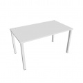 Písací stôl Hobis Uni US 1400 - biela/biela