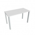 Písací stôl Hobis Uni UE 1200 - biela/sivá