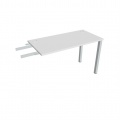 Písací stôl Hobis Uni UE 1200 RU - biela/sivá