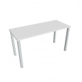 Písací stôl Hobis Uni UE 1400 - biela/sivá