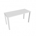 Písací stôl Hobis Uni UE 1400 - biela/biela