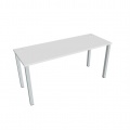 Písací stôl Hobis Uni UE 1600 - biela/sivá