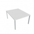 Písací stôl Hobis Uni USD 1200 - biela/sivá