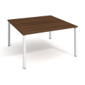 Písací stôl Hobis Uni USD 1400 - orech/sivá