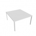 Písací stôl Hobis Uni USD 1400 - biela/biela