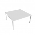 Písací stôl Hobis Uni USD 1600 - biela/biela