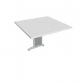 Prídavný stôl Hobis Cross CP 801 - biela/kov