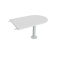 Prídavný stôl Hobis Cross CP 1200 3 - biela/kov