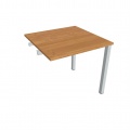Písací stôl Hobis Uni US 800 R - jelša/sivá, pozdĺžne reťazenie