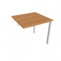 Písací stôl Hobis Uni US 800 R - jelša/biela, pozdĺžne reťazenie