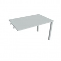 Písací stôl Hobis Uni US 1200 R - sivá/sivá, pozdĺžne reťazenie