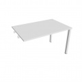 Písací stôl Hobis Uni US 1200 R - biela/biela, pozdĺžne reťazenie