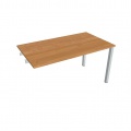 Písací stôl Hobis Uni US 1400 R - jelša/sivá, pozdĺžne reťazenie