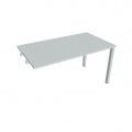 Písací stôl Hobis Uni US 1400 R - sivá/sivá, pozdĺžne reťazenie