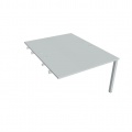 Písací stôl Hobis Uni USD 1200 R - sivá/sivá, pozdĺžne reťazenie