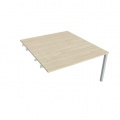 Písací stôl Hobis Uni USD 1400 R - agát/sivá, pozdĺžne reťazenie