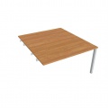 Písací stôl Hobis Uni USD 1400 R - jelša/sivá, pozdĺžne reťazenie