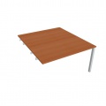 Písací stôl Hobis Uni USD 1400 R - čerešňa/sivá, pozdĺžne reťazenie
