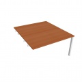 Písací stôl Hobis Uni USD 1400 R - čerešňa/biela, pozdĺžne reťazenie