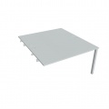 Písací stôl Hobis Uni USD 1400 R - sivá/sivá, pozdĺžne reťazenie