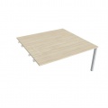 Písací stôl Hobis Uni USD 1600 R - agát/sivá, pozdĺžne reťazenie